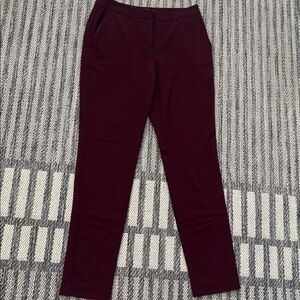 Forever 21 Deep Burgundy Straight Leg Pants